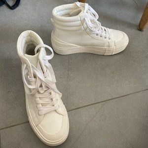 White hi-tops